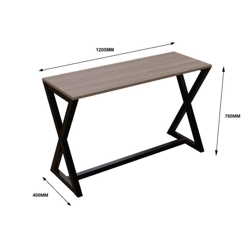 Kosmo Study Table in Brown Color