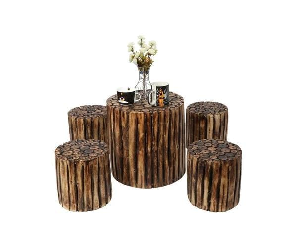 Buy Coffee Table, Center Table, Tea Table, Teapoy with Stools Online in India