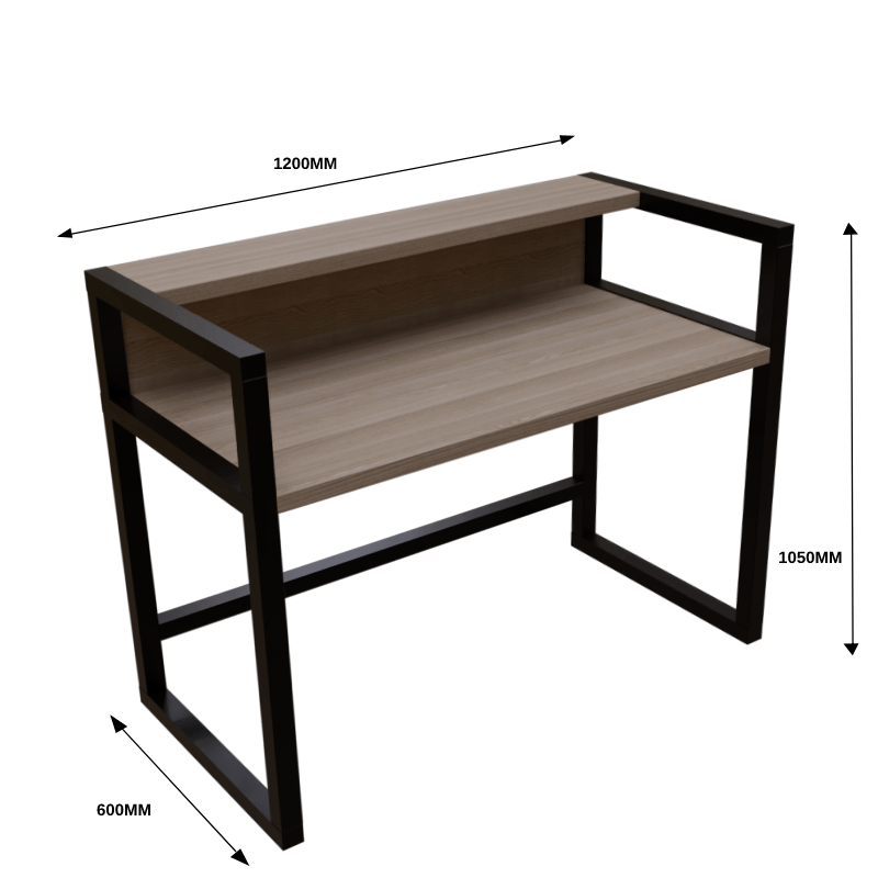 Penoy Kids Study Table in Brown Color