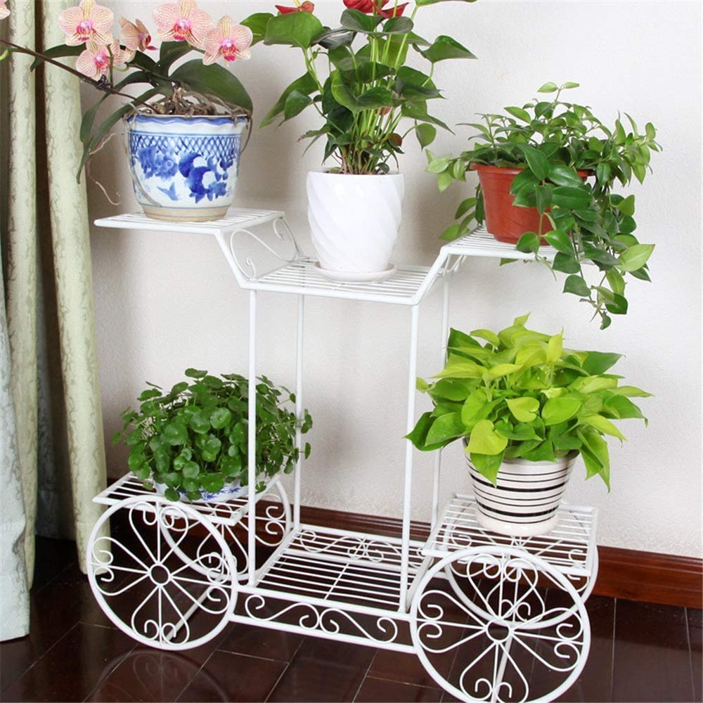 5 Inch Flower Pot Holder Ring Wall Mounted 4 Pack Metal Planter