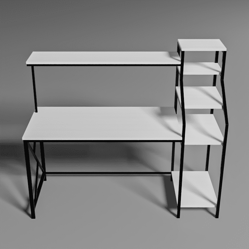 Rio Study Table in White Color