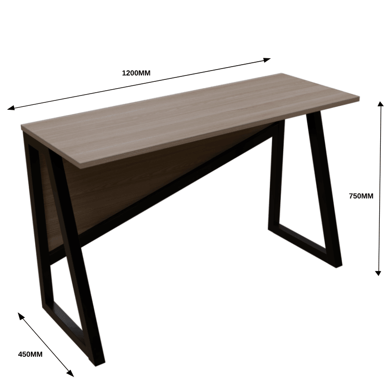 Tulip Study Table in Wenge Color - Ouch Cart 