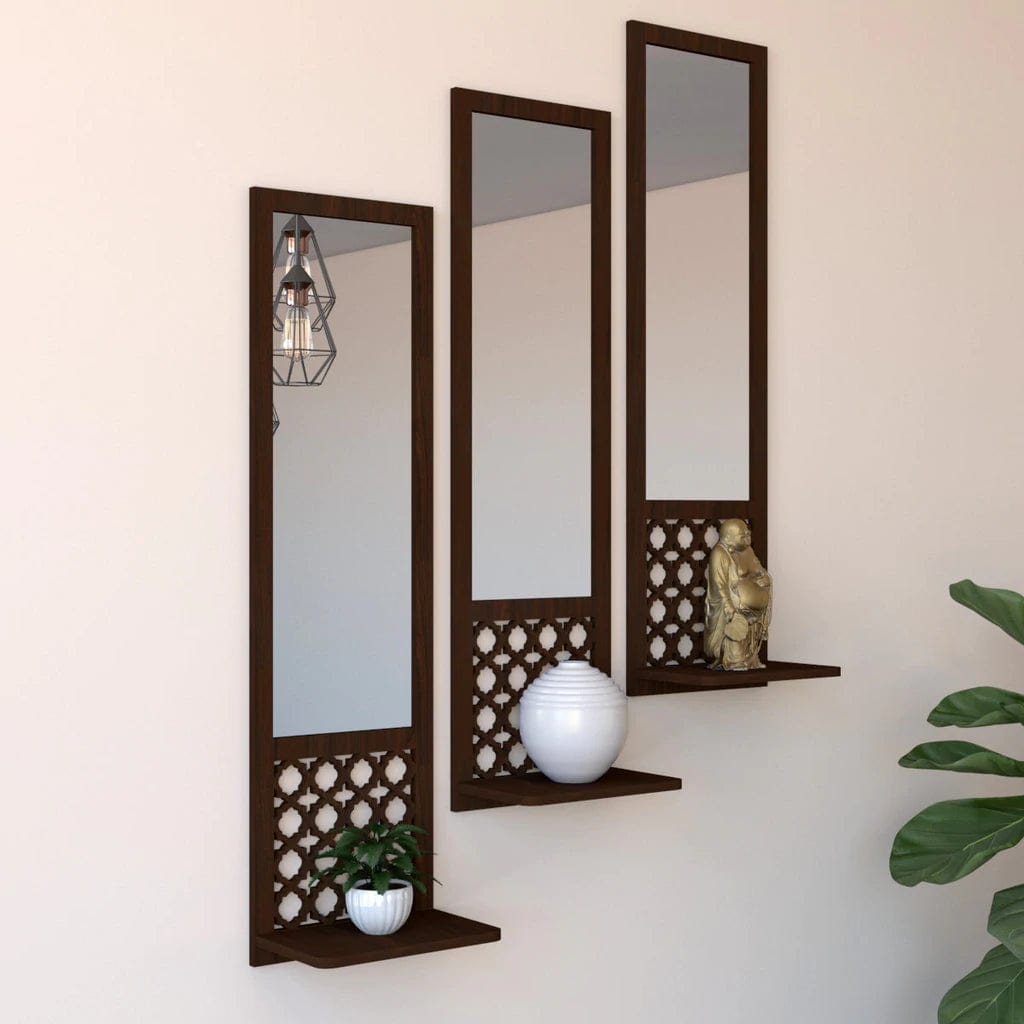 Designer Long Wall Mirror- Set of 3
