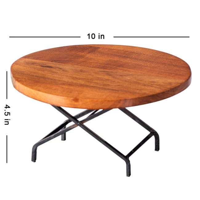 WOODEN CAKE STAND FOR DINING TABLE | SHEESHAM WOOD