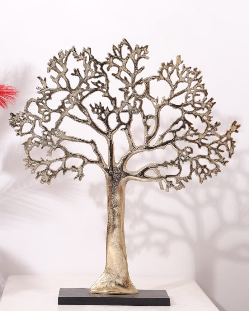 Gold Metal Tree Table Top Decorative showpiece For Home Decoration